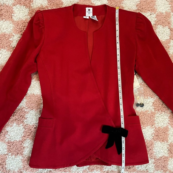 Vintage 80s Emanuel Ungaro Ter Red Blazer - Picture 12 of 15